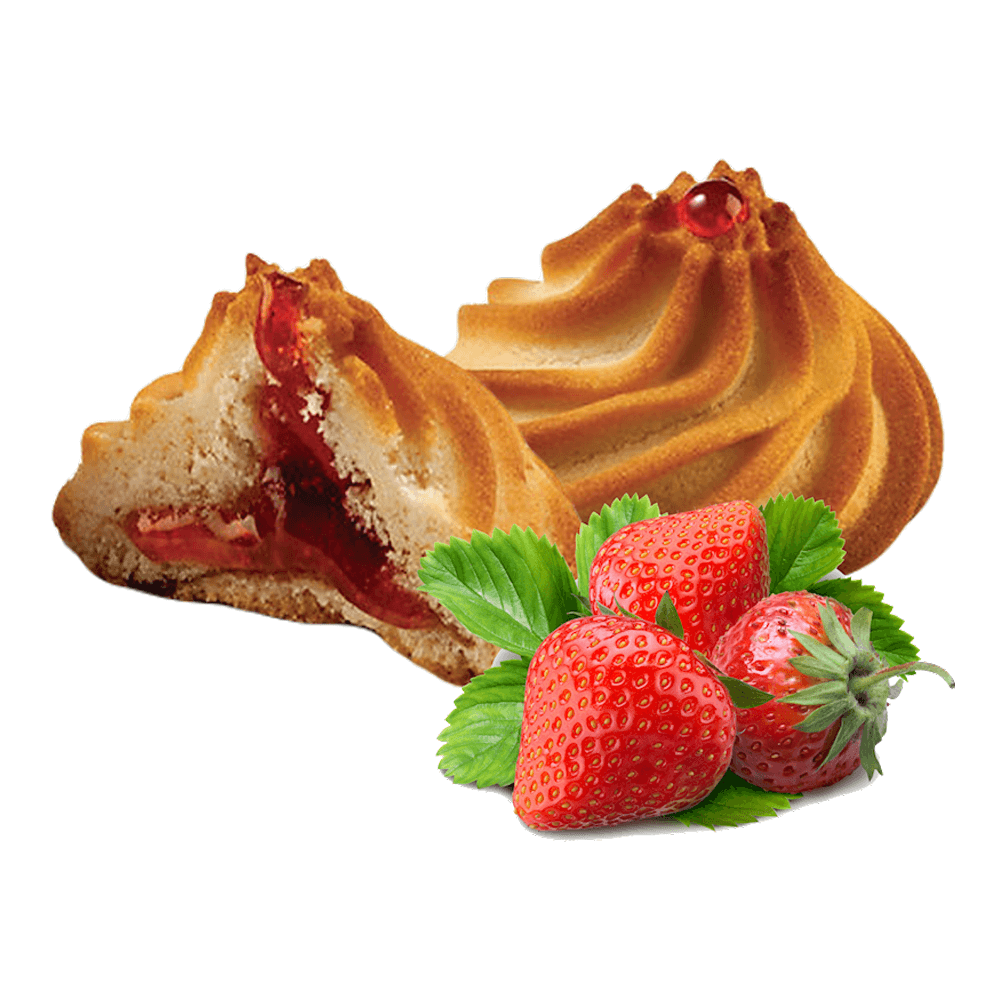 Печенье развесное Клубника – 6,61 фунта (3,0 кг)